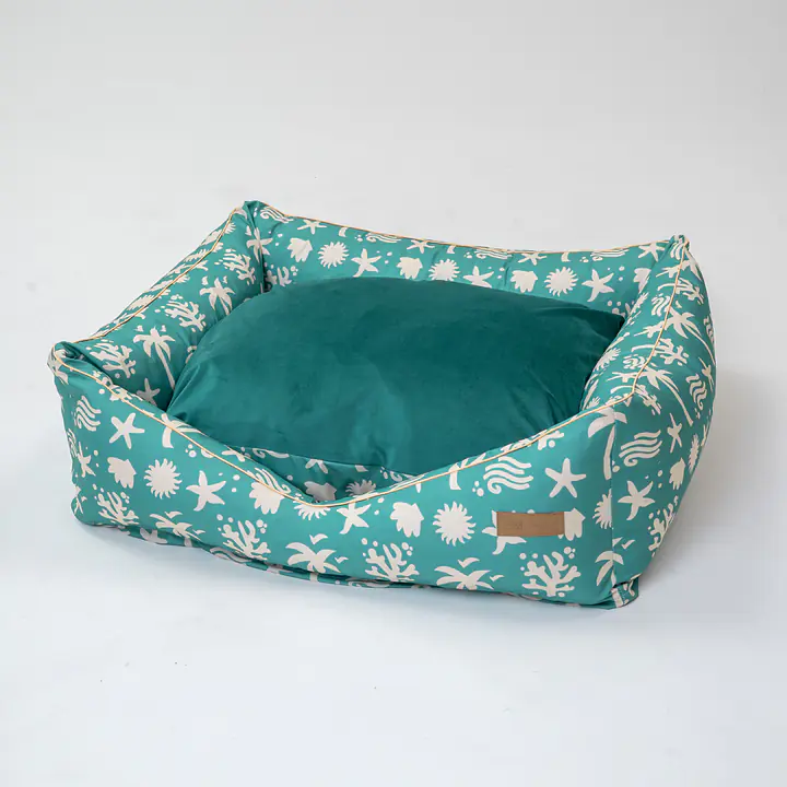 Sofa for dogs or cats - pattern: Beach please, Size: M