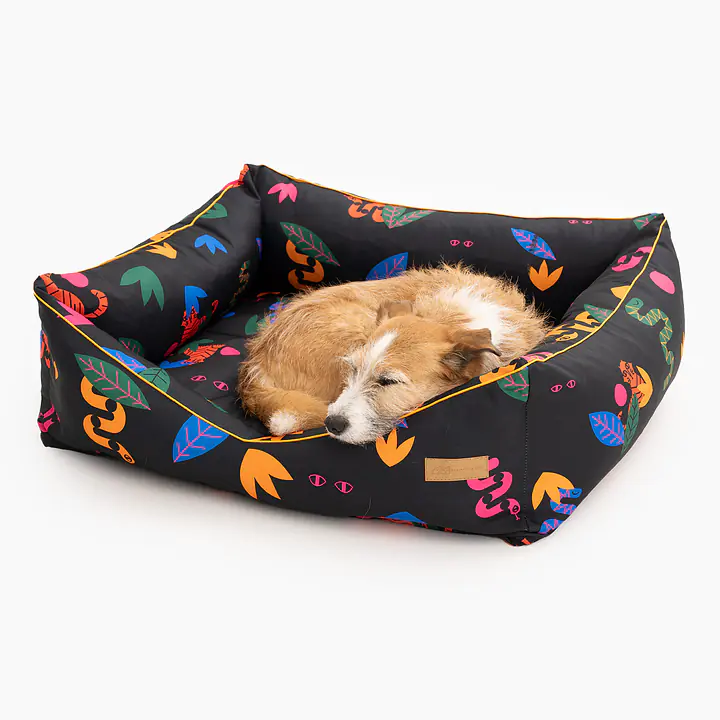 Ortopedic sofa for dogs or cats - pattern: Eye of the tiger, Size: M
