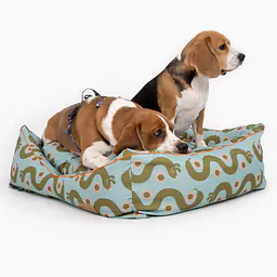 Sofa for dogs or cats - pattern: Sausage dog, Size: L