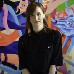 <p>Aleksandra Kwiecinska - painter, screenwriter and producer. She has two diplomas from the Academy of Fine Arts and, despite her young age, has been on the market for over a decade. She used to work in theatre, then in television and advertising. Now a fan of the diversity of artistic expression - with works in private collections from the States to Switzerland. Since childhood, she has been creative and immersed in the world of imagination. Her works are records of human relationships, intense emotions and experiences in a world full of symbolism. She personifies, compares and metaphorises creatures on canvas. 
She travels the world with Edz, a dog with a thousand names.</p>