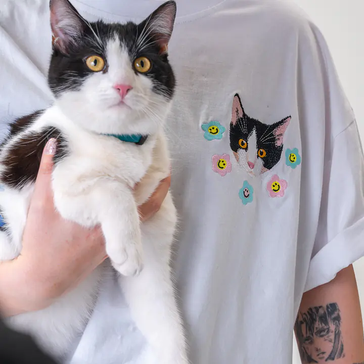 Koszulka z personalizowanym haftem biała  - Master