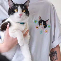 Koszulka z personalizowanym haftem biała  - Master