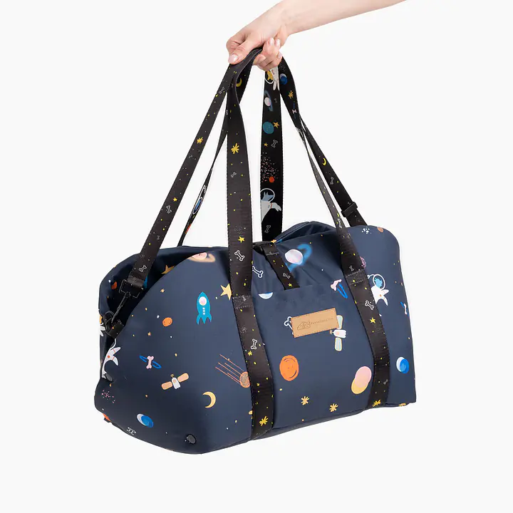 Torba 3 w 1 - transporter/ legowisko przenośne/ fotelik samochodowy - Wzór: I need space