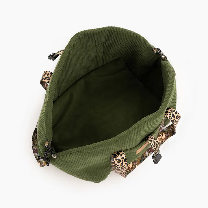 Torba 3 w 1 - transporter/ legowisko przenośne/ fotelik samochodowy - Wzór: Rachel green