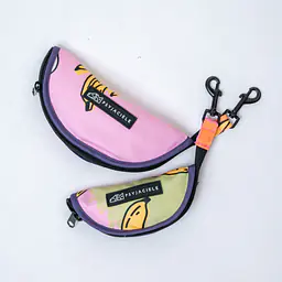 Foldable travel bowl  - pattern: We went bananas, Size: S