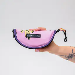 Foldable travel bowl  - pattern: We went bananas, Size: S