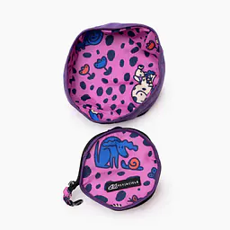 Foldable travel bowl  - pattern: Doggy style, Size: S