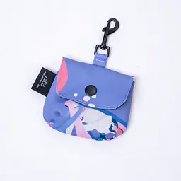 Micro pouch for treats  - pattern: Downward dog