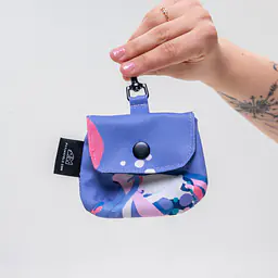 Micro pouch for treats  - pattern: Downward dog