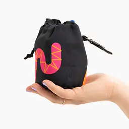 Mini saszetka na smaczki i przysmaki - Wzór: Eye of the tiger