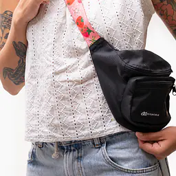 Black walking bag with colorfull strap - Master