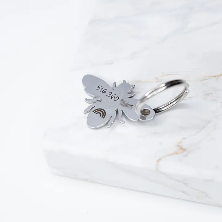 Adresówka dla psa "Pszczoła" ANIMALKINGDOM stal szlachetna - Master