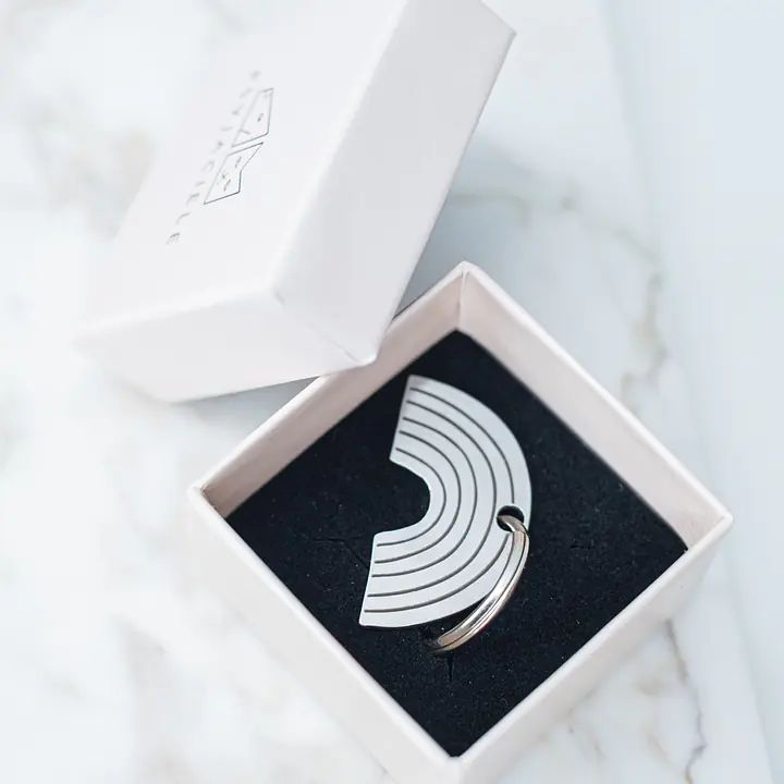 Adresówka dla psa "Tęcza" ANIMALKINGDOM stal szlachetna - Master