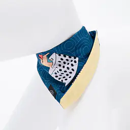 Bandana zakładana na obrożę - Wzór: Psutomaki, Rozmiar: XS