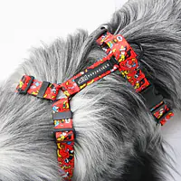 Dog or cat pressure free harness "Woof for the better world"  - Master