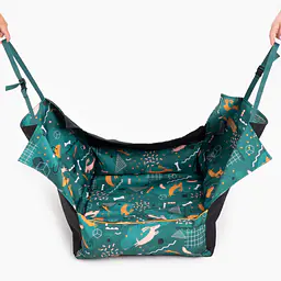 Fotelik samochodowy na przednią lub tylną kanapę - Wzór: Psy na jawie