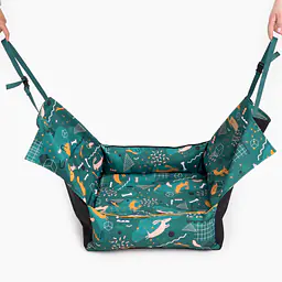 Fotelik samochodowy na przednią lub tylną kanapę - Wzór: Psy na jawie