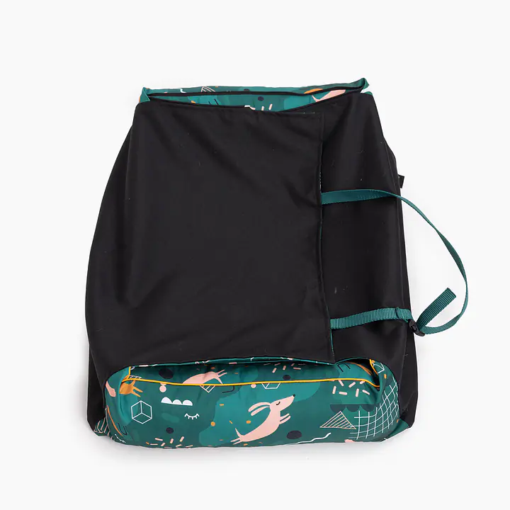 Fotelik samochodowy na przednią lub tylną kanapę - Wzór: Psy na jawie