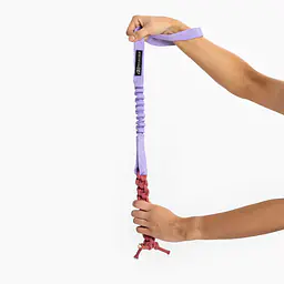 Rope toy with shock absorber - Colour: Lilac