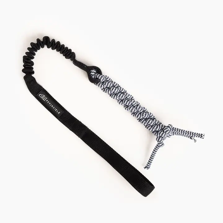 Rope toy with shock absorber - Colour: Black