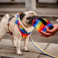 "Love, Equality, Teethers" pressure-free harness - Master