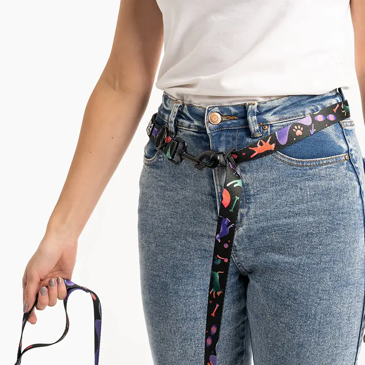 Smycz hands free 25mm dla średnich i dużych psów - Master