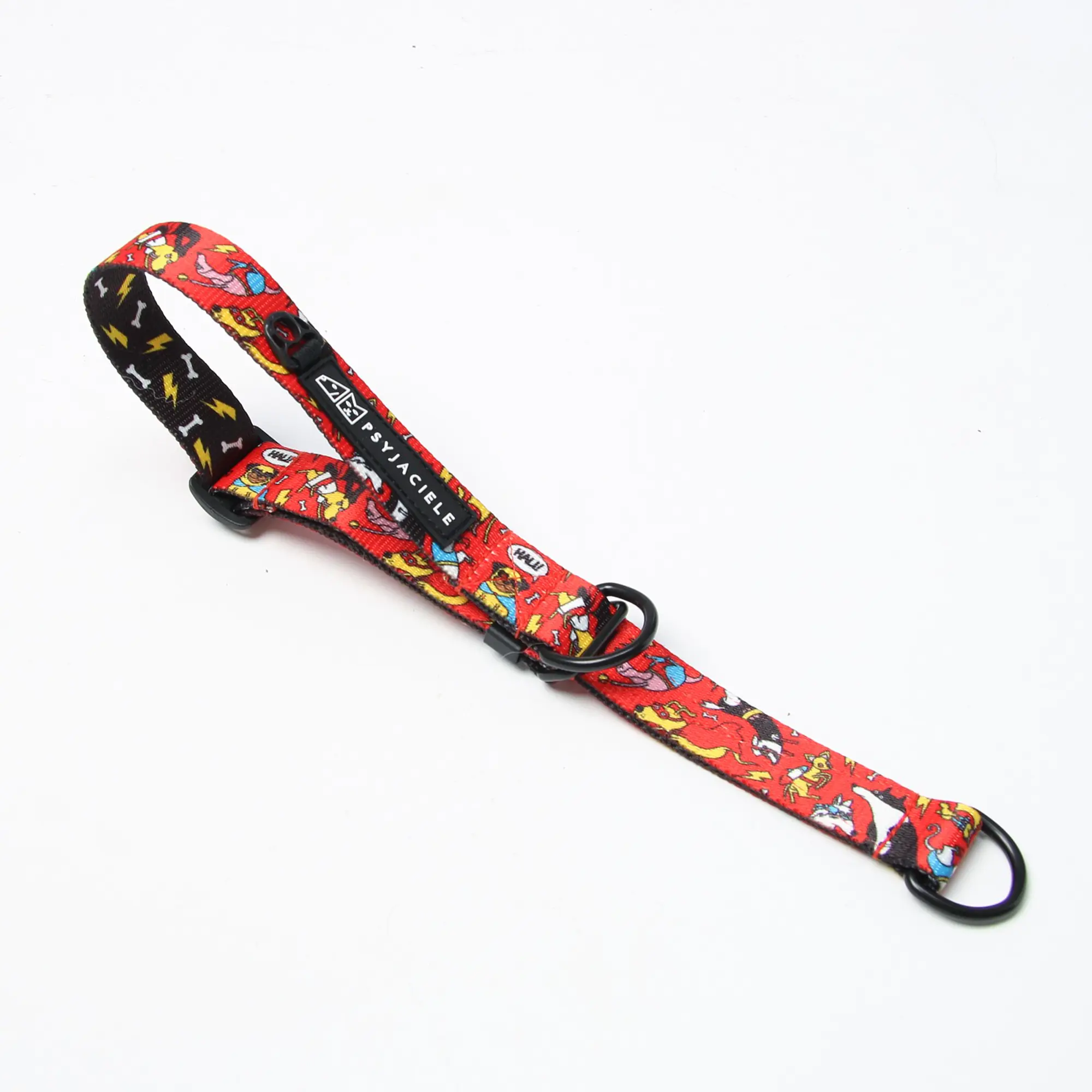 Obroża półzaciskowa dla psa lub kota "Pies, który lata najlepsze ma za sobą" - Master