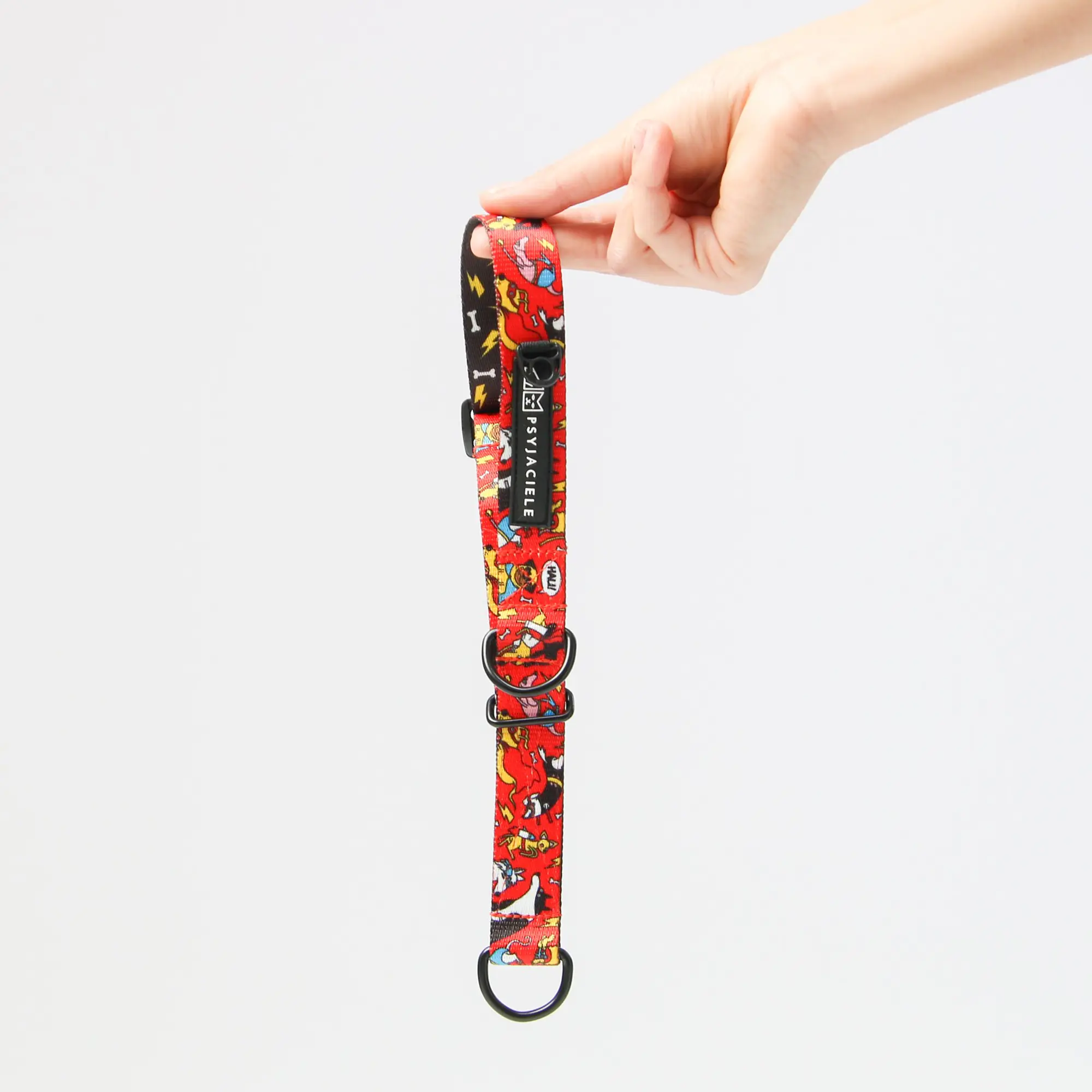 Obroża półzaciskowa dla psa lub kota "Pies, który lata najlepsze ma za sobą" - Master