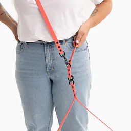 Smycz przepinana dla 2 psów BioThane® - Master