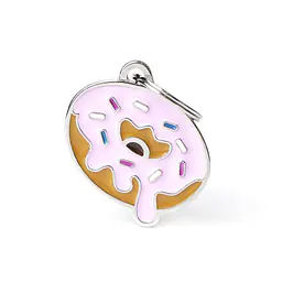 Adresówka dla psa lub kota z grawerem Donuts - Master