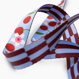 Obroża z klamrą SUPER SOFT "Wiśnia, wiśnia pani" - Master