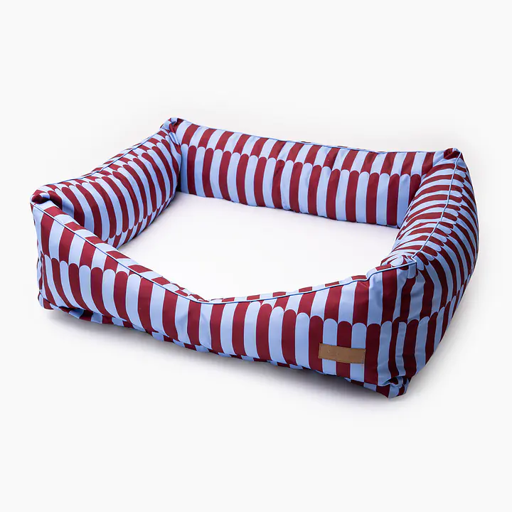 Ortopedic sofa for dogs or cats - pattern: Wiśnia, wiśnia pani, Size: XS