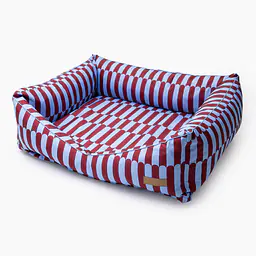 Ortopedic sofa for dogs or cats - pattern: Wiśnia, wiśnia pani, Size: XS