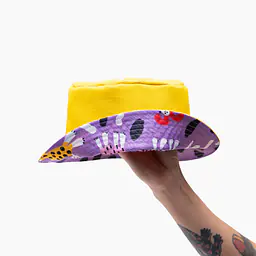Hat / bucket hat - pattern: Doggo in sheep's clothing, Size: S