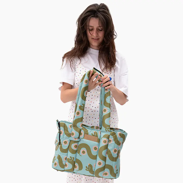 Torba soft typu Tote/ Torba transportowa dla małego psa 2w1 - Wzór: Piesss