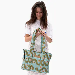 Torba soft typu Tote/ Torba transportowa dla małego psa 2w1 - Wzór: Piesss