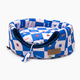 COPY OF 2-in-1 House and sofa for your dog or cat - pattern: Cho na kwadrat, Size: S