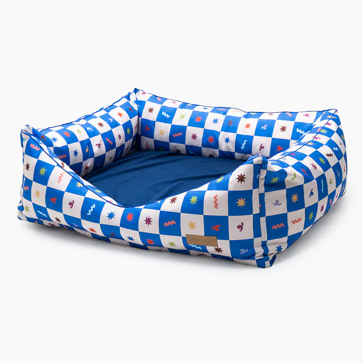 Ortopedic sofa for dogs or cats - pattern: Cho na kwadrat, Size: M