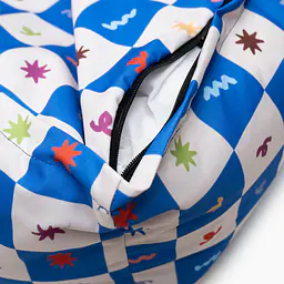 Ortopedic sofa for dogs or cats - pattern: Cho na kwadrat, Size: M