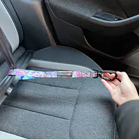 "Love, Equality, Teethers" Loop attached to the car belt - Master