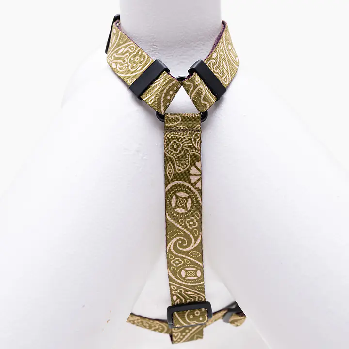 Szelki dla psa lub kota typu guard "Bandana no drama" MATCHA - Master