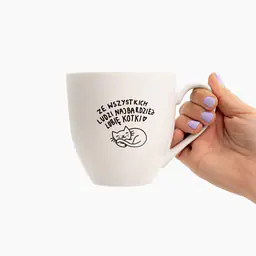 COPY OF  Mug "Of all people, I like dogs the most" - Master