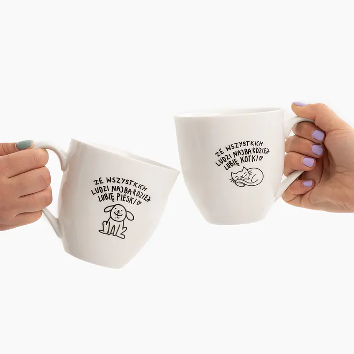 COPY OF  Mug "Of all people, I like dogs the most" - Master