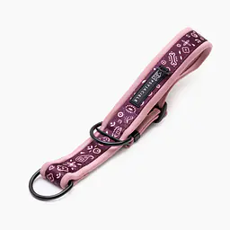 Obroża półzaciskowa SUPER SOFT "Bandana no drama" BAKŁAŻAN - Master