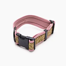 Obroża z klamrą SUPER SOFT "Bandana no drama" MATCHA - Master