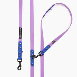 Smycz przepinana Biothane® dla psa lub kota "Lilac with Indygo" - Master