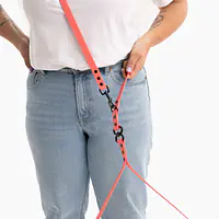 Smycz przepinana dla 2 psów BioThane® - Master