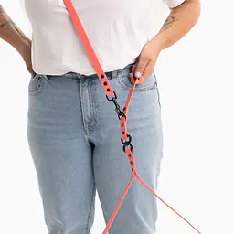 Adjustable Biothane® leash for 2 dogs - Master