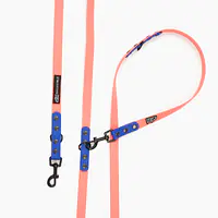 "Coral with Indigo" Biothane® leash - Master