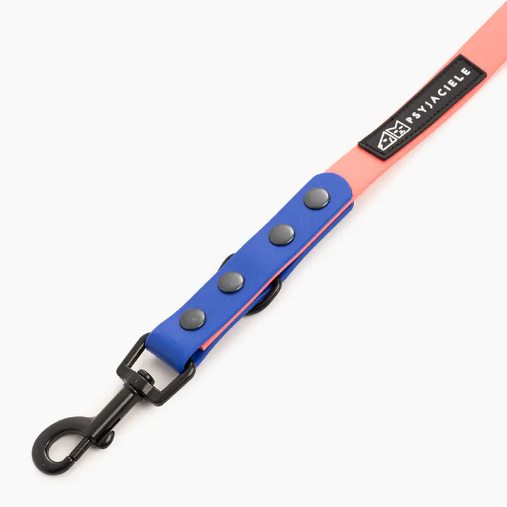 "Coral with Indigo" Biothane® leash - Master